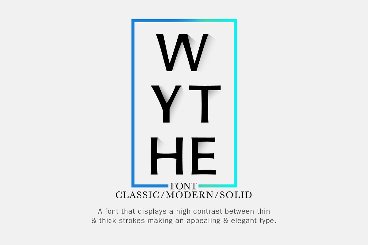 Wythe | Sans-Serif Font