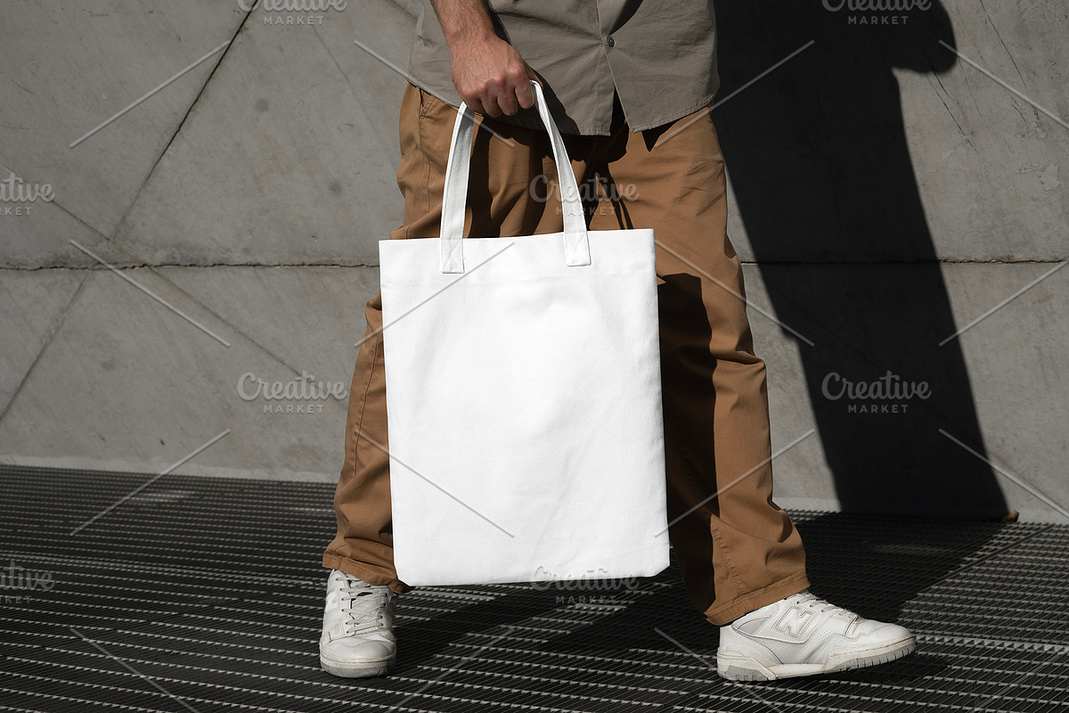 Tote Bag Mockup, a Merchandise Mockup by eezo (Photo 4 of 4)