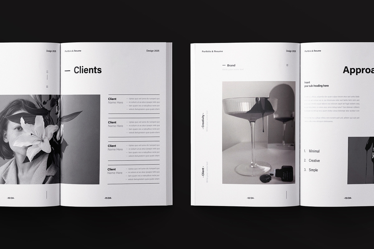 Design Portfolio and Resume Template preview 6
