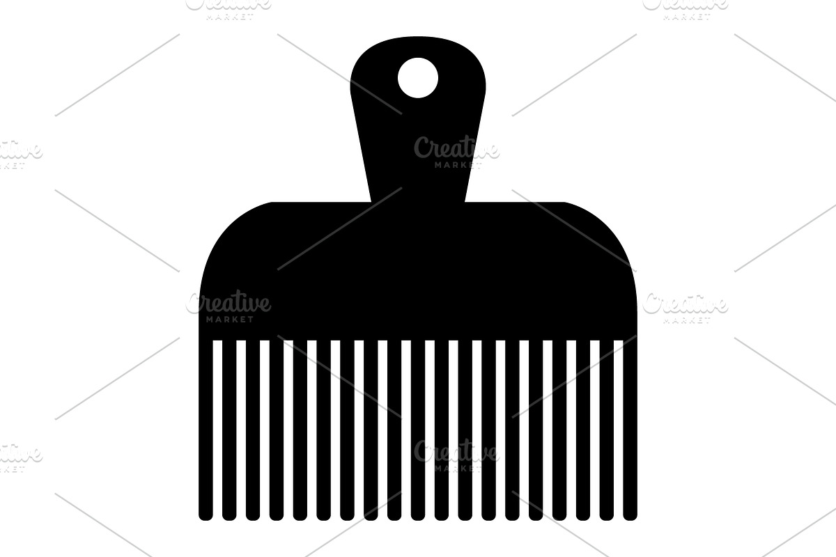 Afro comb, an Icon by Mark1987