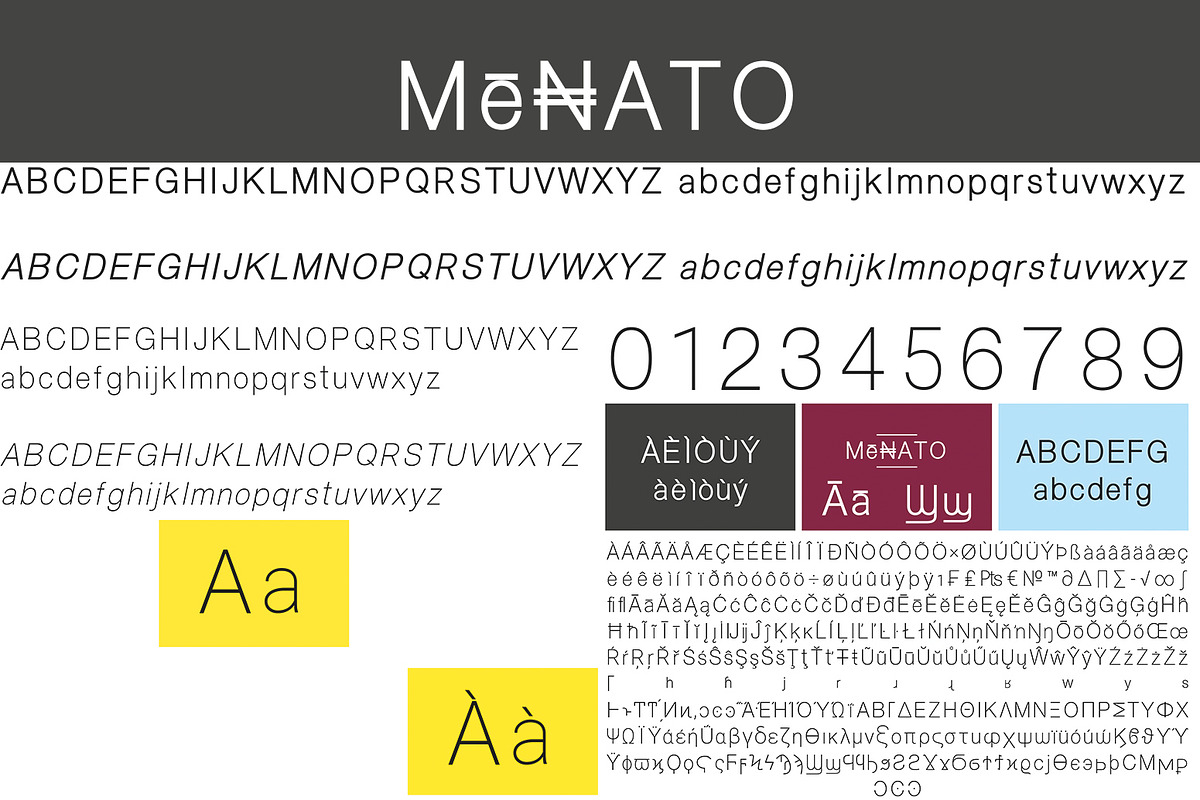 Menato, a Sans Serif Font by Emdaduljs (Photo 2 of 3)