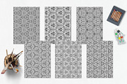 Patterns for coloring PDF,JPG vol-04, a Brochure Template by dnapslvsk (Thumbnail 3 of 6)
