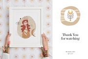 Boho Woman Clipart - Abstract & Line, an Illustration by Velliniki (Thumbnail 14 of 14)