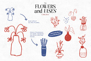 FLOWERS AND VASES Illustrations, a Decorative Illustration by dicreate (Thumbnail 3 of 12)