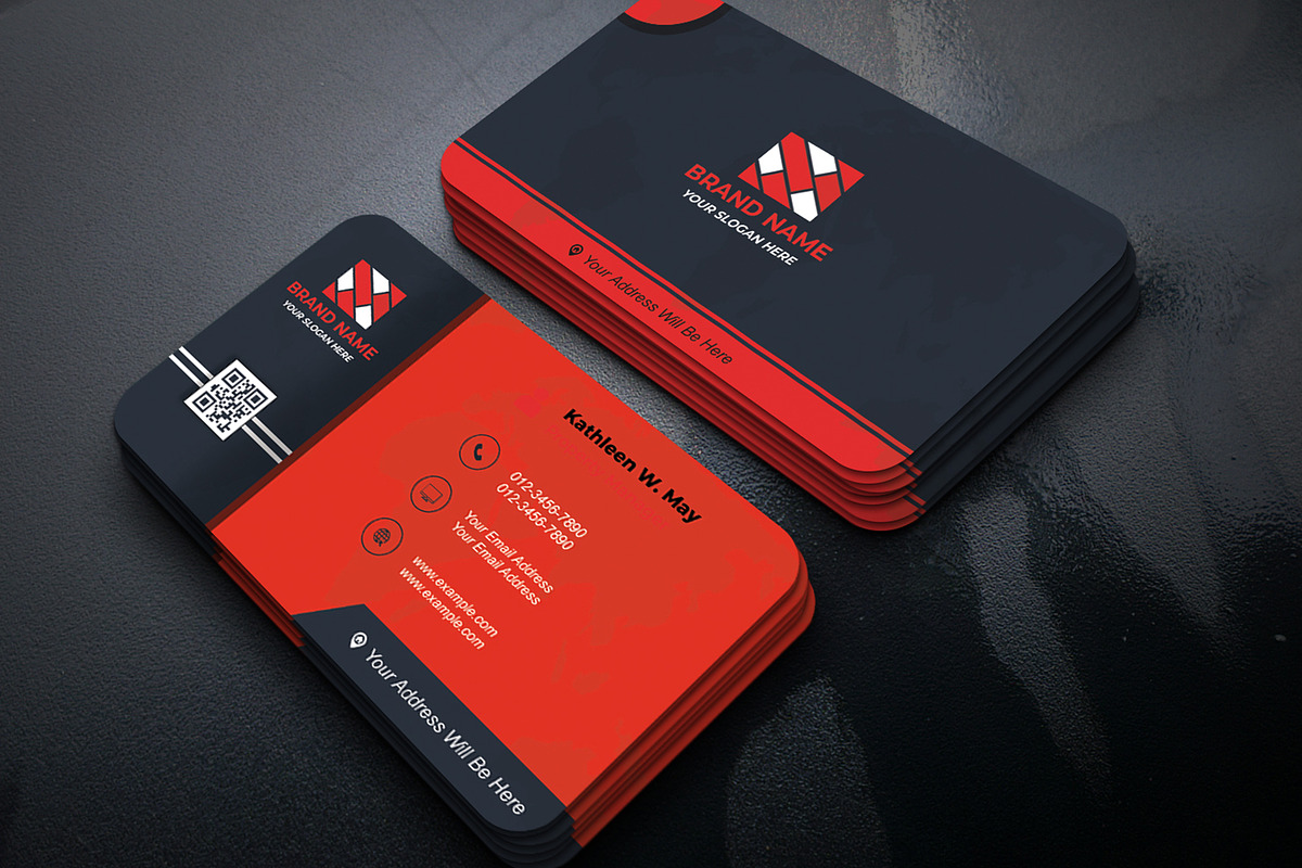 Corporate Business Card PSD, a Business Card Template by Mohammad Sarfaraz (Photo 1 of 7)
