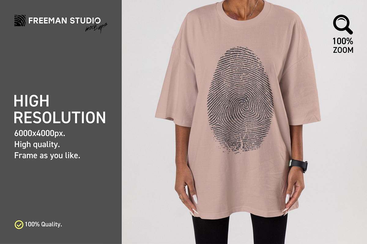 T-Shirt Mock-Up Set, a Shirt Mockup by Freeman Studio (Photo 4 of 15)