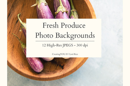 Fresh Produce Photo Backgrounds
