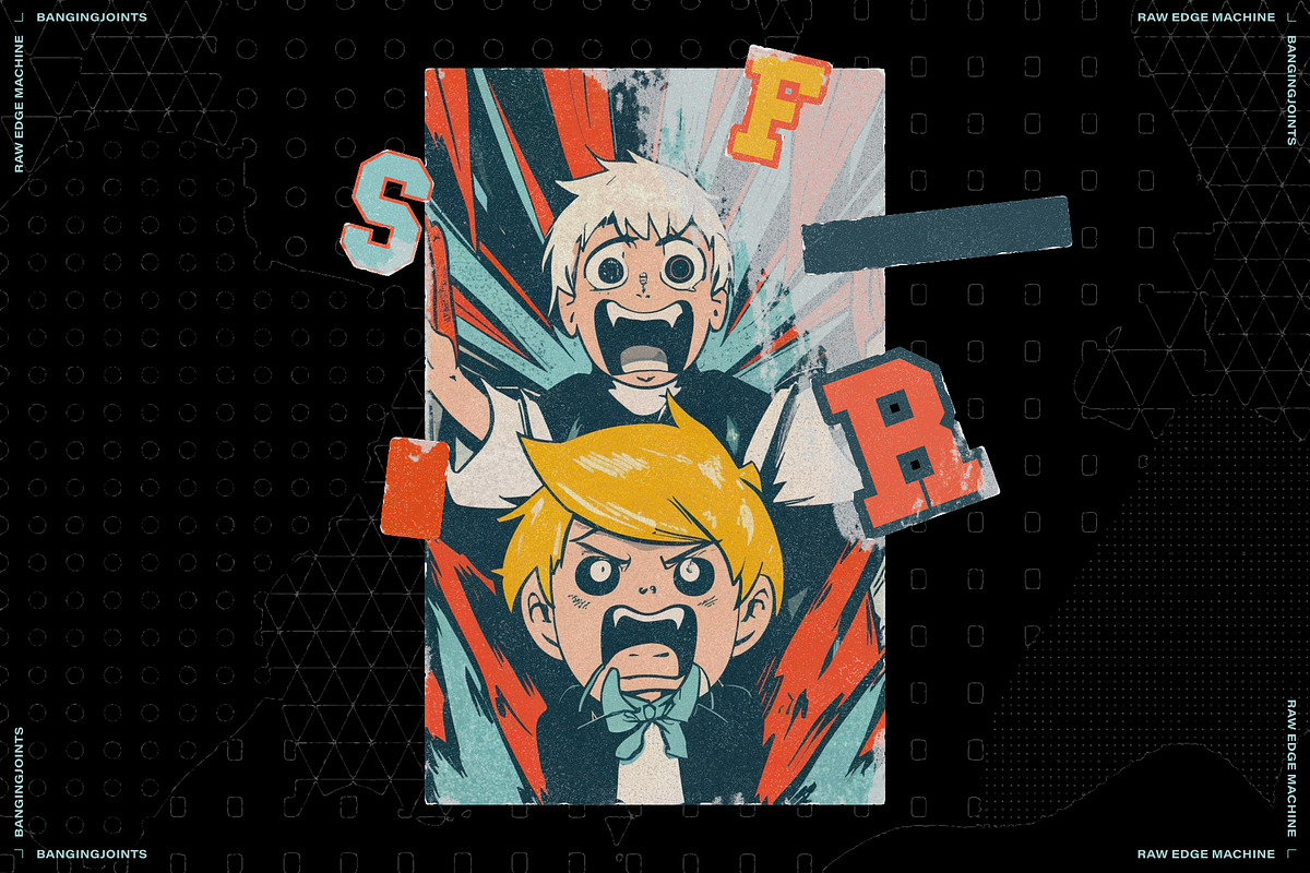 Raw Edge Sticker Poster Machine, an Action Add-On by bangingjoints (Photo 8 of 8)