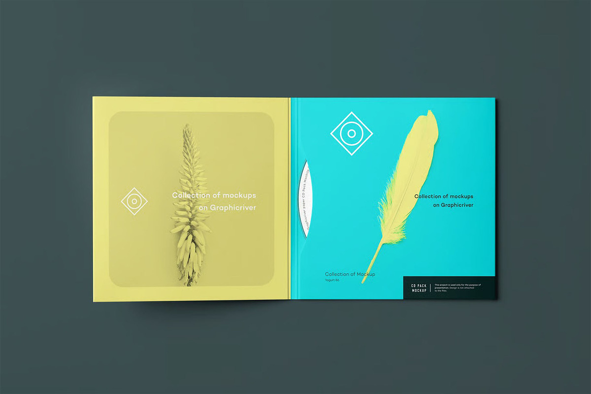 CD Digi Pack Mock-up, a Product Mockup by zippypixelstudio (Photo 16 of 16)