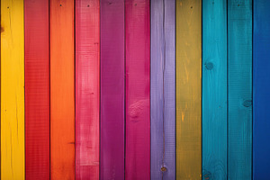 Colorful wooden texture background, a Background Photo by AlyaAnd