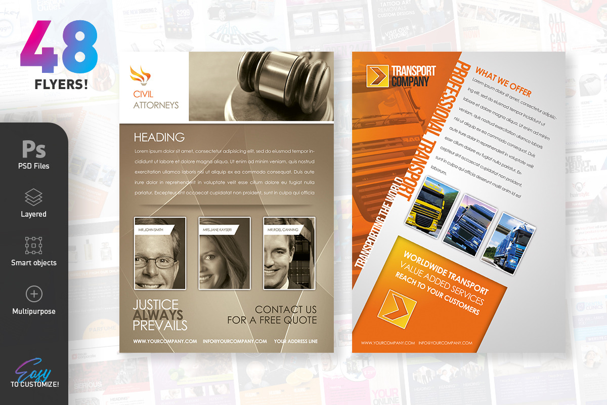 Essential Business Flyer Mega Bundle, a Flyer Template by Reclameworks (Photo 8 of 25)