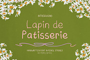 Lapin de Patisserie Pencil Font, a Handwritten Font by Perplexitics (Thumbnail 1 of 10)