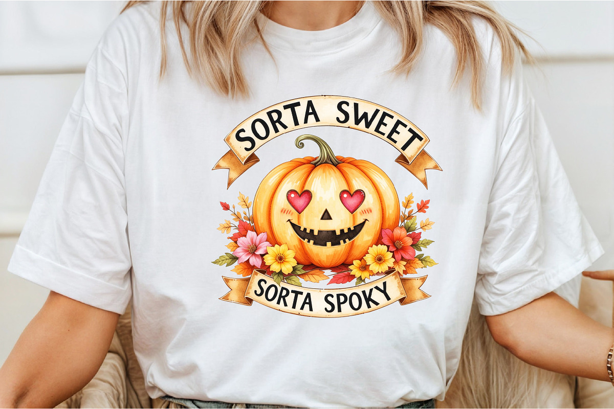 Sorta Sweet Sorta Spooky PNG, an Illustration by Libby Wishes (Photo 3 of 6)