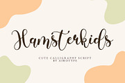 Hamsterkids - Bouncy Script Font, a Script Font by Airotype (Thumbnail 1 of 10)