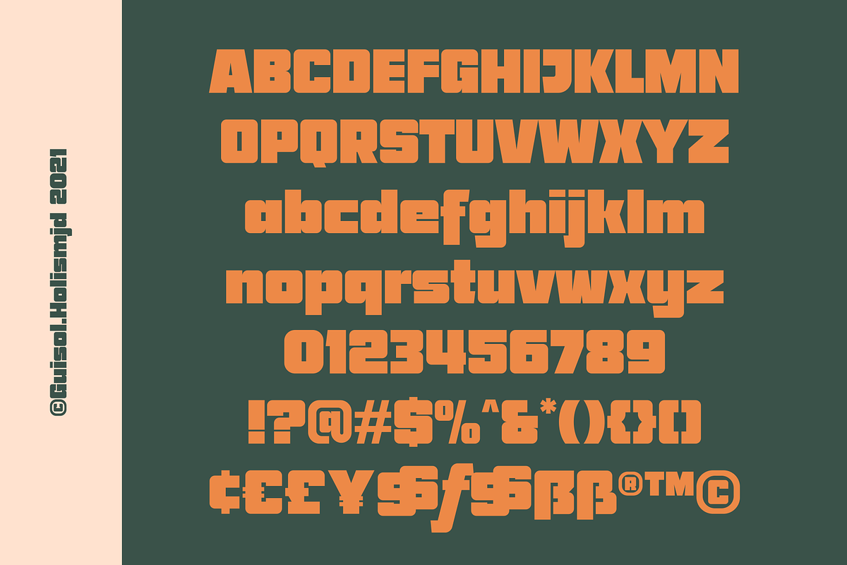 Guisol Bold Sans, a Sans Serif Font by 24Design Studios (Photo 3 of 7)