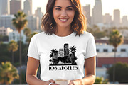 Los Angeles Wall art Skyline, an Empty State Illustration by AlexZeL (Thumbnail 5 of 9)