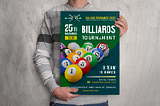 Billiards Tournament Poster, a Poster Template by Vector beauty (Thumbnail 2 of 3)