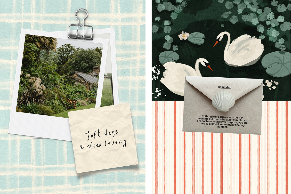 Secret Pond: cottagecore backgrounds, a Background Graphic by PaperJamLab (Photo 8 of 11)