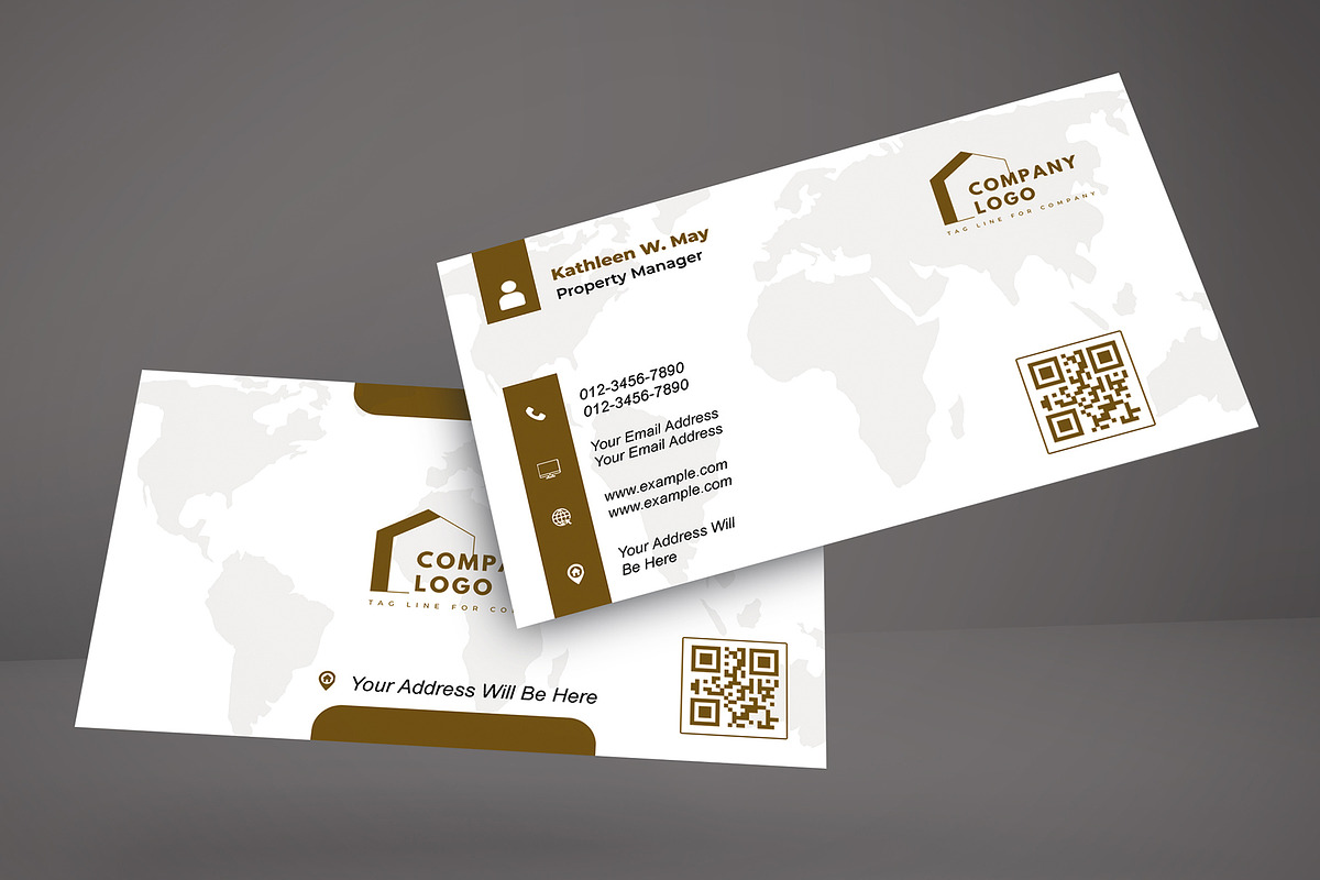 Vanta Modern Business Card PSD preview 3