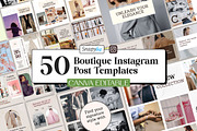 Boutique Fashion Instagram Templates, a Social Media Template by Snapybiz (Thumbnail 1 of 9)