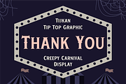 Tijkan – Creepy Carnival Display, a Serif Font by Tiptop Graphic (Thumbnail 8 of 8)