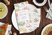 Italian dishes and ingredients, a Food Illustration by Evgeniia Lanskikh (Thumbnail 4 of 5)