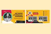 Youtube Thumbnail Cover Design, a Social Media Template by hekenostudio (Thumbnail 2 of 4)