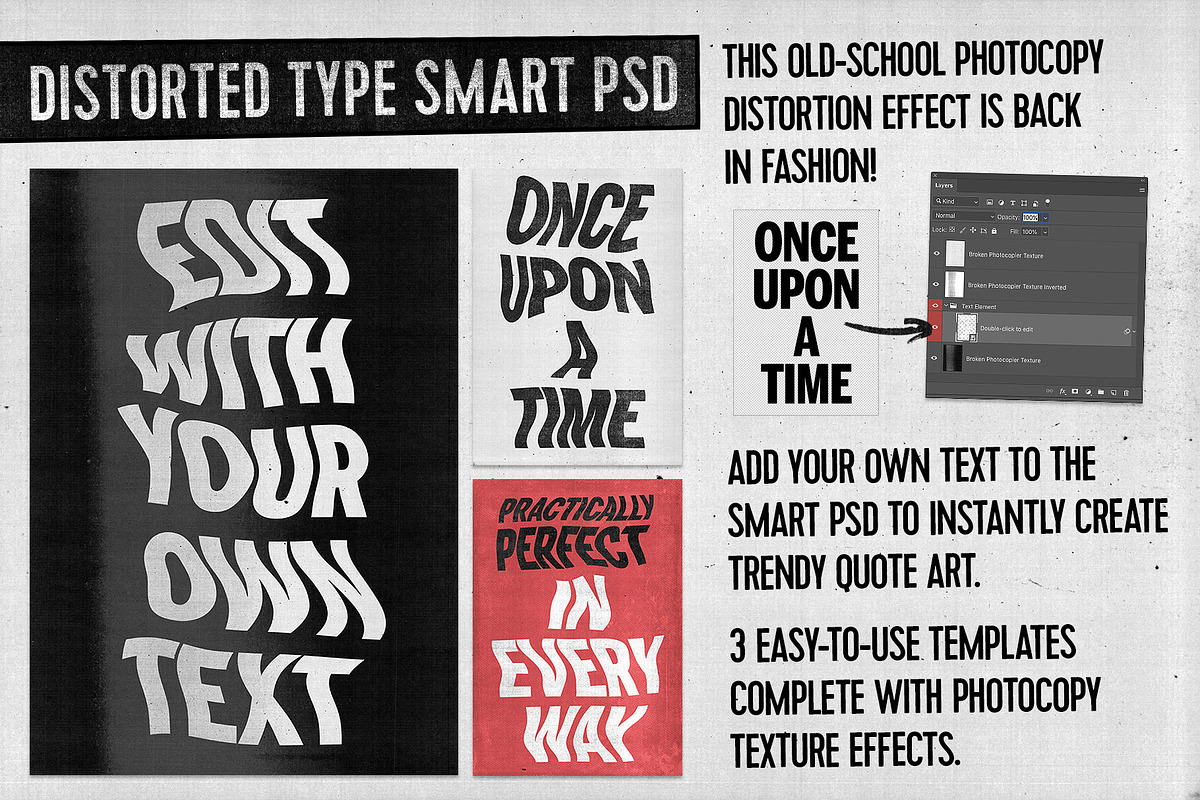 Copy Shop Photocopy Effects Kit, a Brushes & More by Spoon Graphics (Photo 5 of 7)