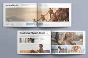 Photo Album Book Layout Landscape, a Magazine Template by E-Type (Thumbnail 7 of 8)