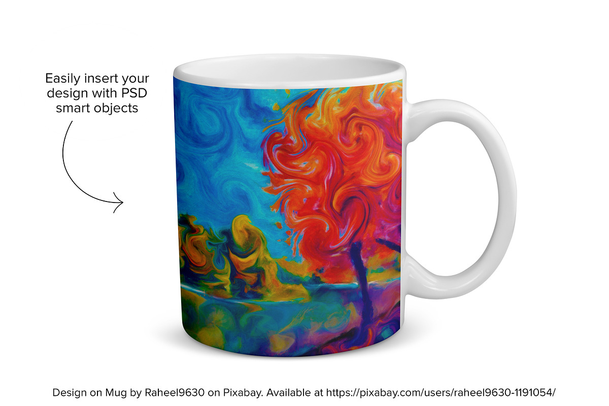 PSD MUG MOCKUP - 11 oz. Coffee Mug, a Cups & Container Mockup by MelissaBMockups (Photo 4 of 6)