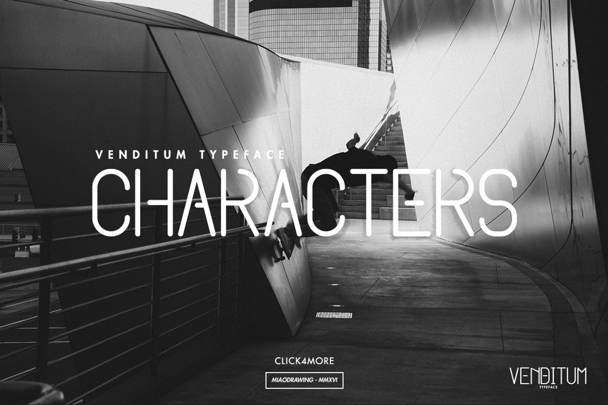 Venditum Typeface preview 2