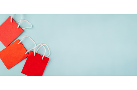 Empty paper bags for shopping and, a Holiday Photo by darksoul72