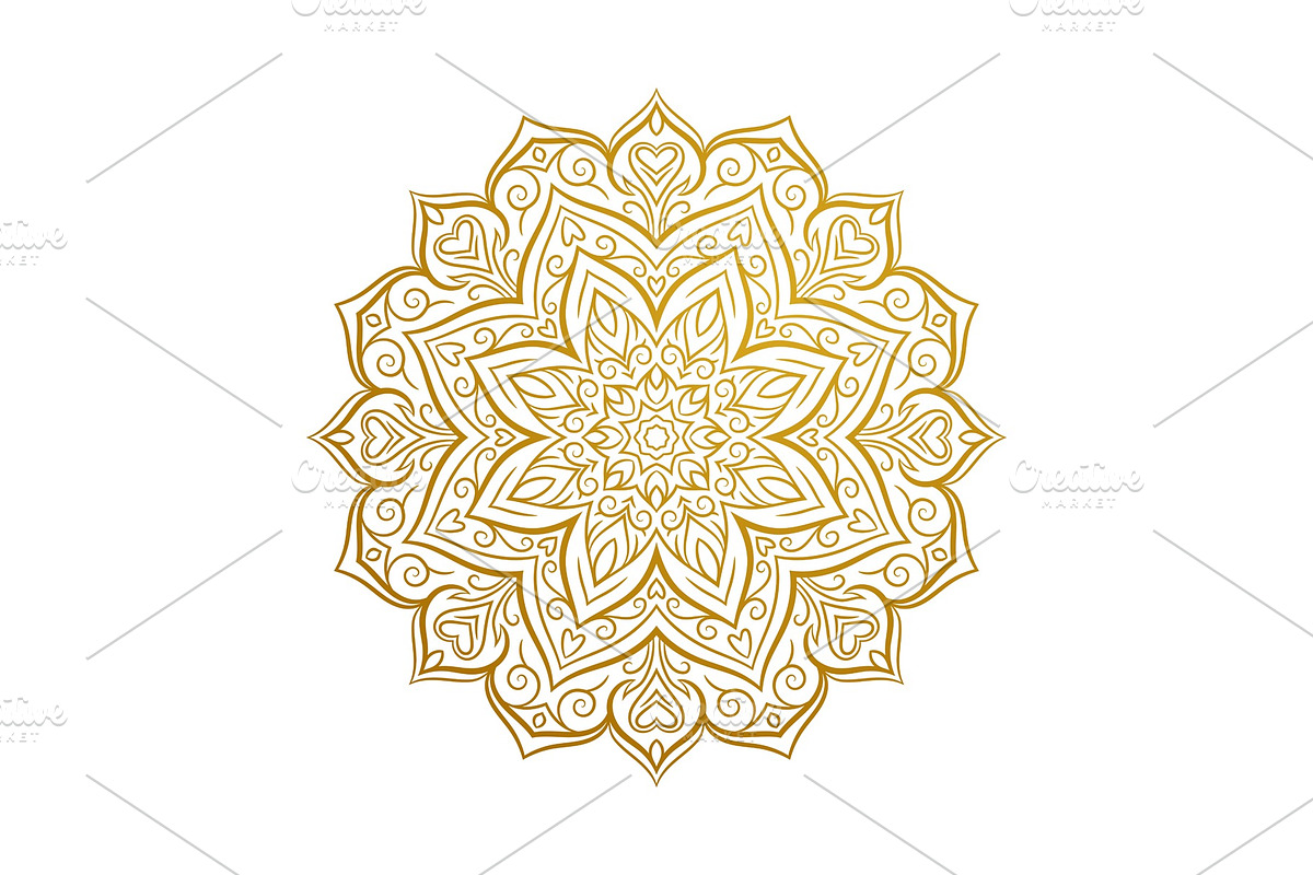 Vector Beautiful Mandala, a Texture Illustration by irska