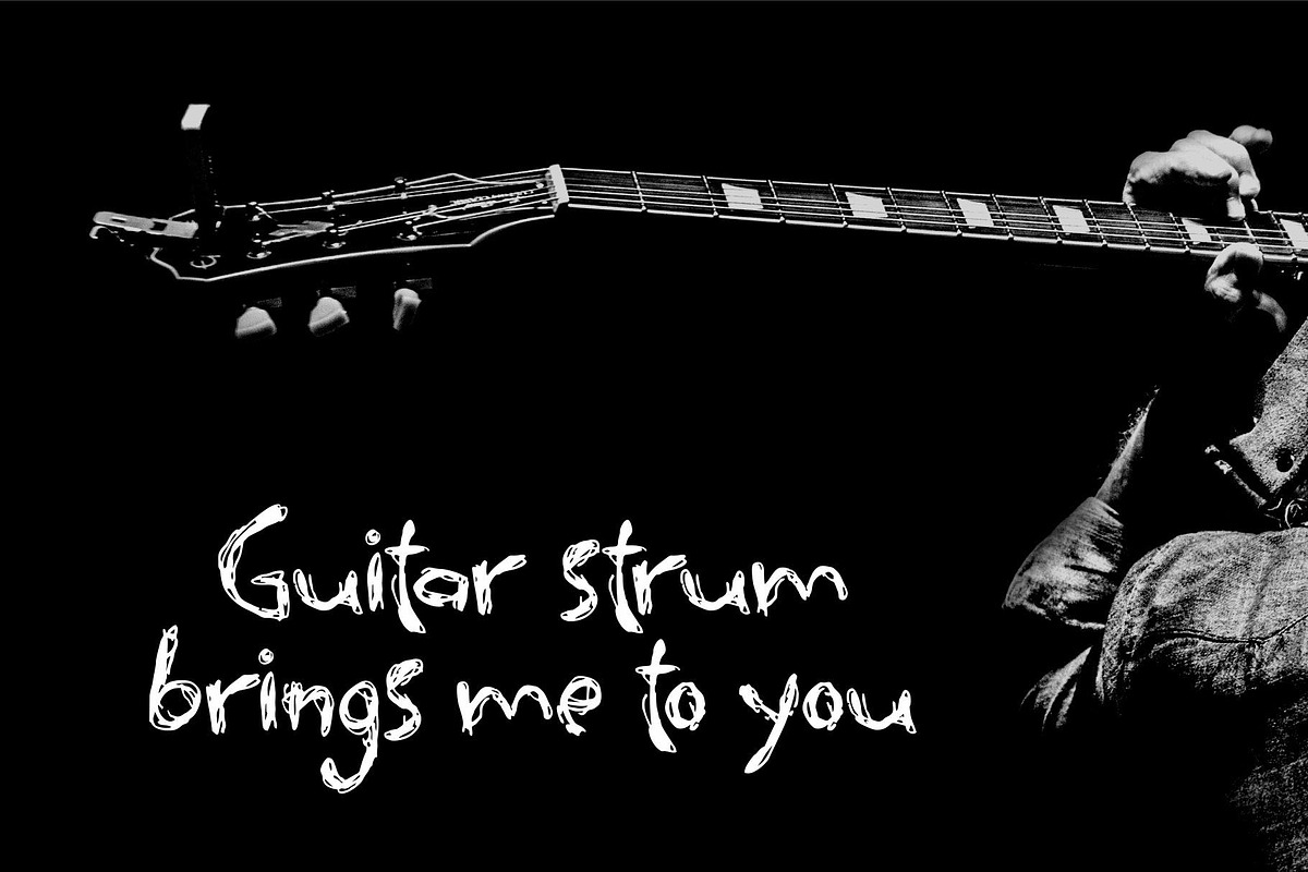 Rockbrush - A Cute Brush Font, a Handwritten Font by nIznaztype (Photo 2 of 6)