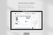LinkedIn Banner Canva Template, a Social Media Template by yesitisprintable (Thumbnail 5 of 5)