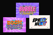 Comic Pop Text Effect, a Layer Style Add-On by Matsero (Thumbnail 2 of 4)
