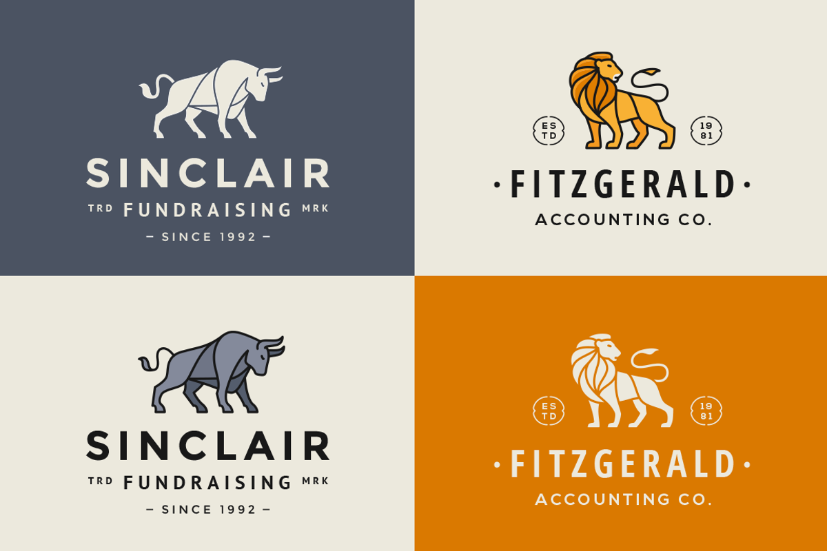 Animal Logo/Badge Templates Vol.1, a Branding & Logo Template by GraphicBurger (Photo 6 of 13)