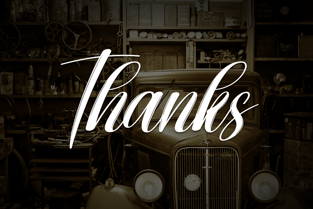 Antique | Script Font, a Handwritten Font by Scratchones (Photo 9 of 9)