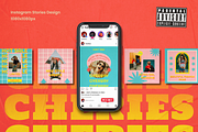 Cheries Instagram Template, a Social Media Template by Creatchees.std (Thumbnail 3 of 5)