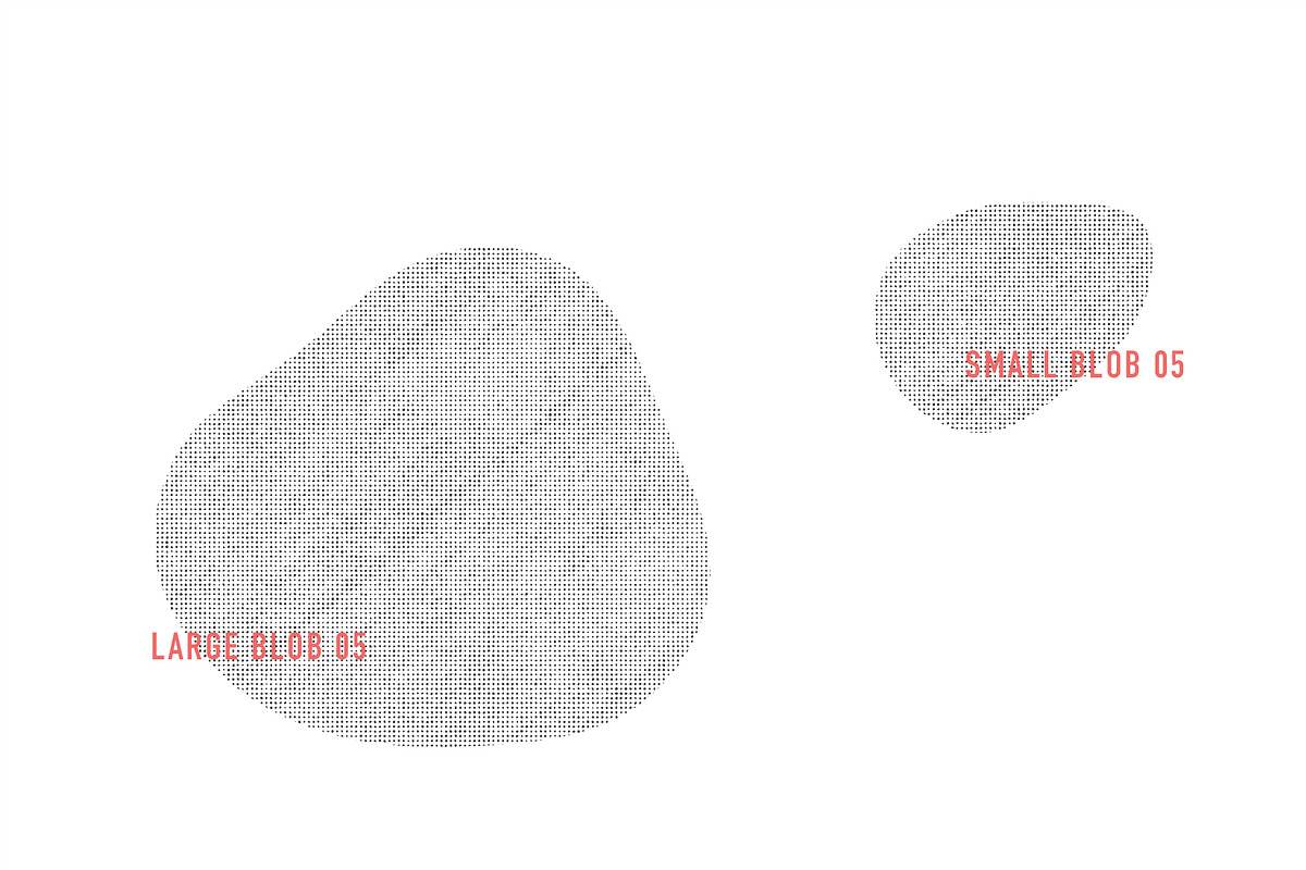 Halftone Blob Textures, a Texture Graphic by GhostlyPixels (Photo 9 of 14)