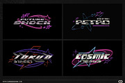 Y2K Chrome Text Effects – 5 PSD File, a Layer Style Add-On by Cursedesign (Thumbnail 3 of 5)