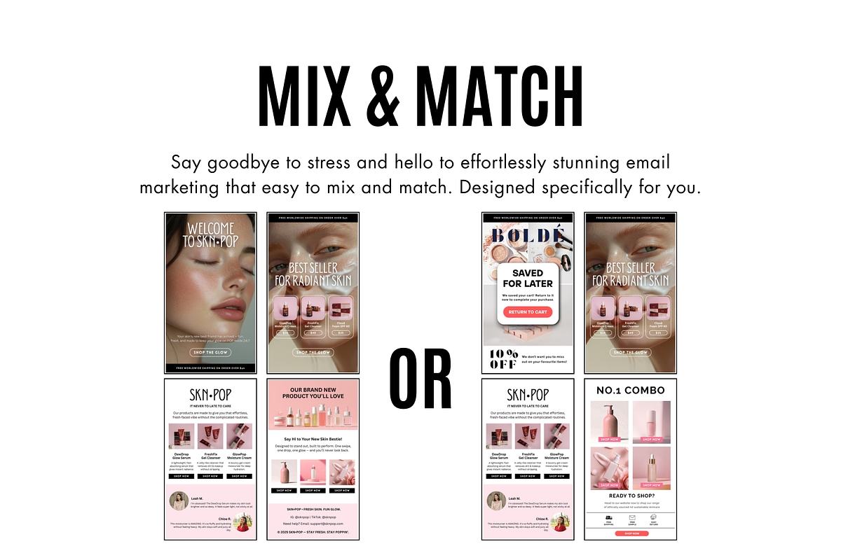 Beauty Brand Email Marketing preview 5