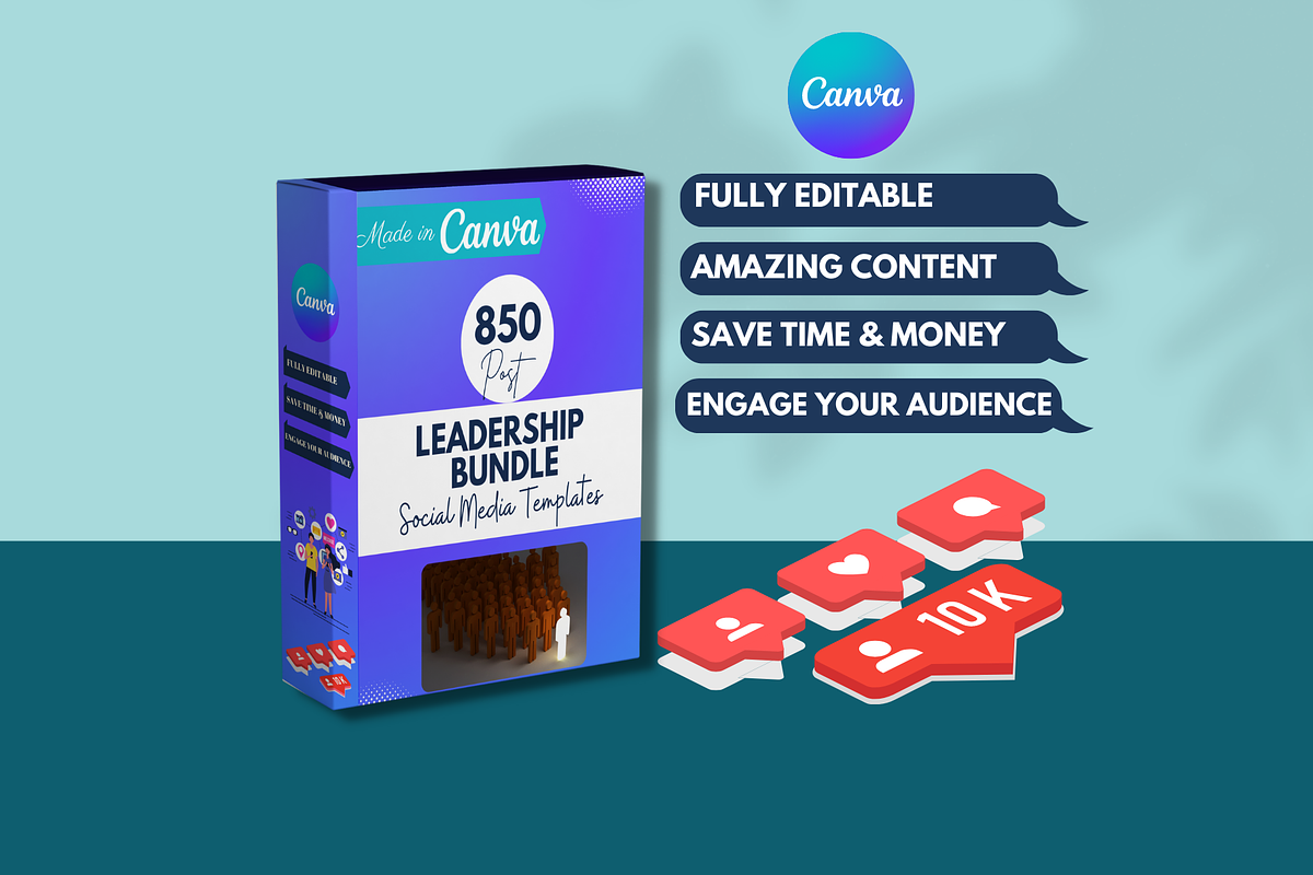 Leadership Bundle- Canva Templates, a Social Media Template by Viral Content Design (Photo 13 of 17)