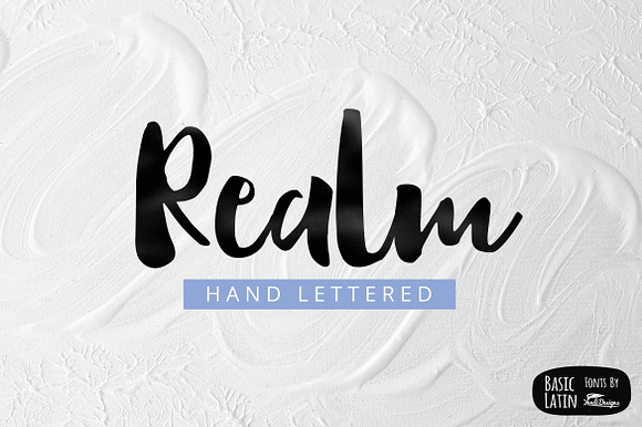 Realm Font preview 5