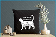 Feline Petting Chart Cat SVG PNG, a Graphic by Creativeusart (Thumbnail 4 of 4)