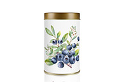 Watercolor Blueberries Clipart 15PNG, a Food Illustration by MuzaArtStudio (Thumbnail 3 of 5)