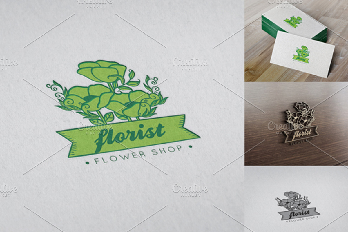 Flower Shop, a Branding & Logo Template by Kayytechin Shop
