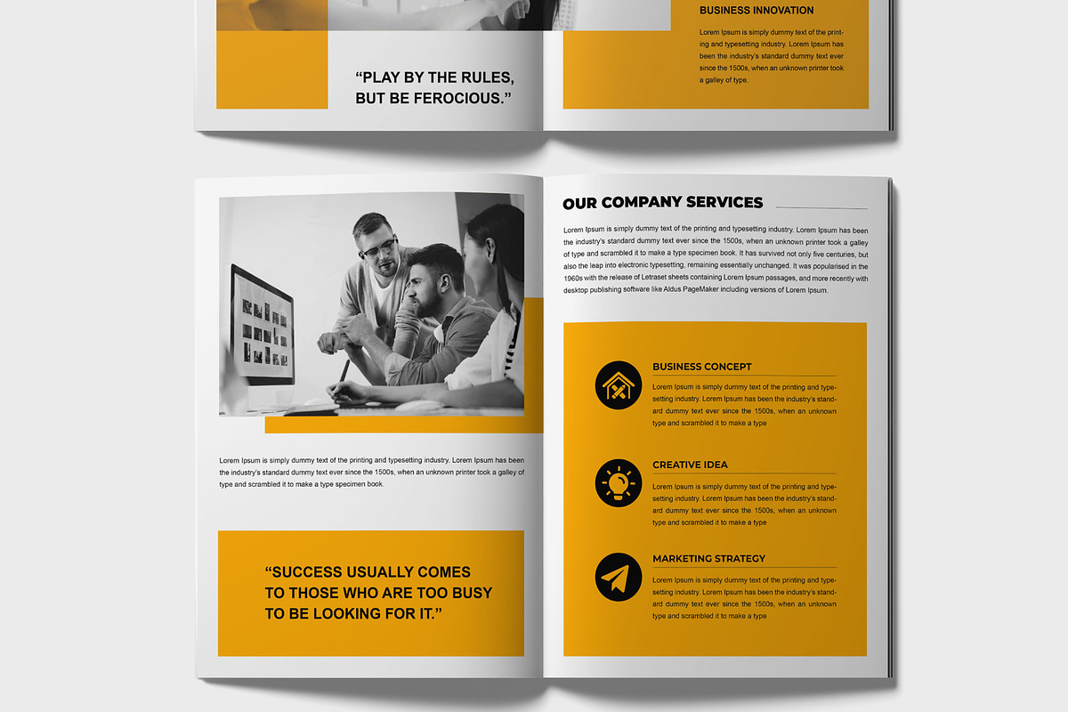 Business Brochure Template Layout, a Brochure Template by MightyDesign (Photo 4 of 8)