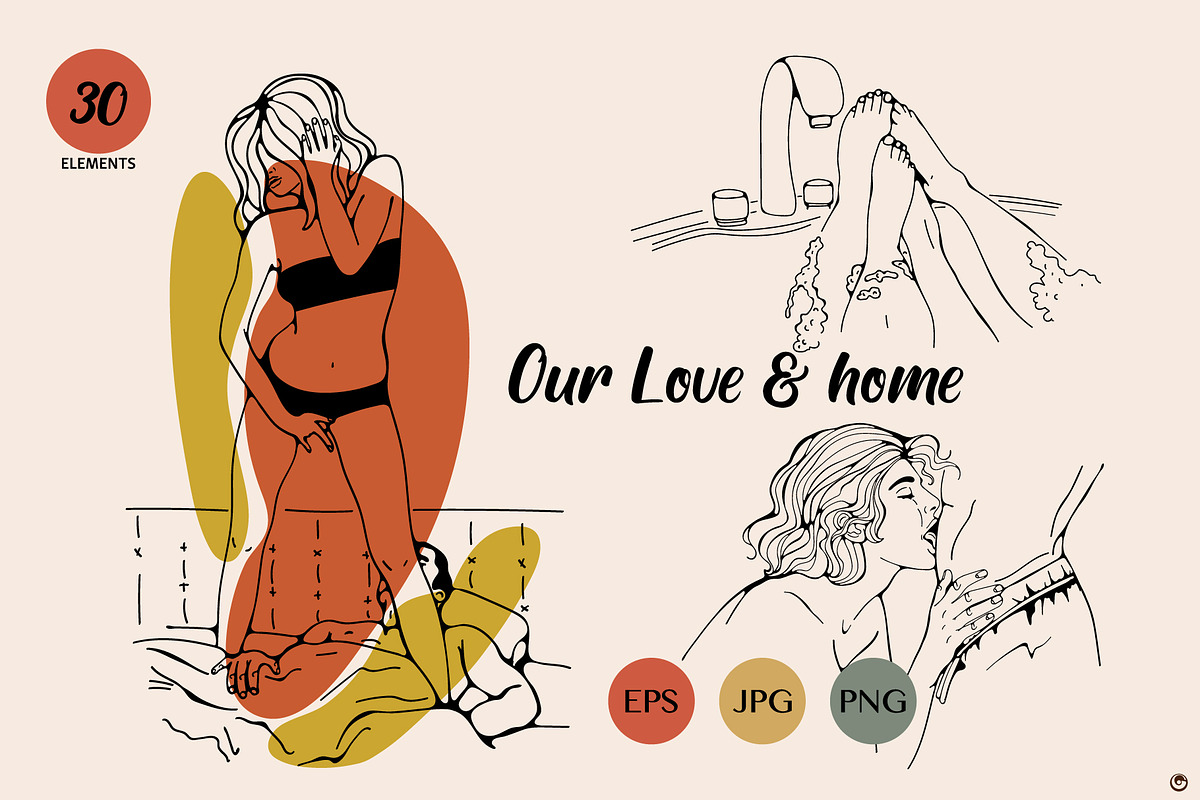 Our love and home, a Person Illustration by Olillia (Photo 13 of 14)