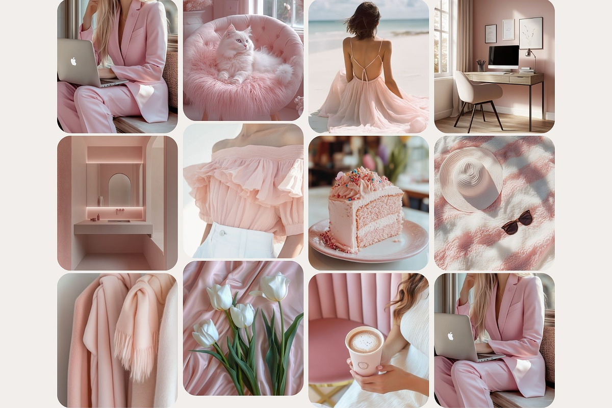 Soft Pink Stock Photos Girl Boss, a Beauty & Fashion Photo by HAYAG Creatives (Photo 3 of 5)